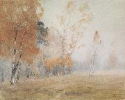 Levitan, Isaak, Fog Autumn